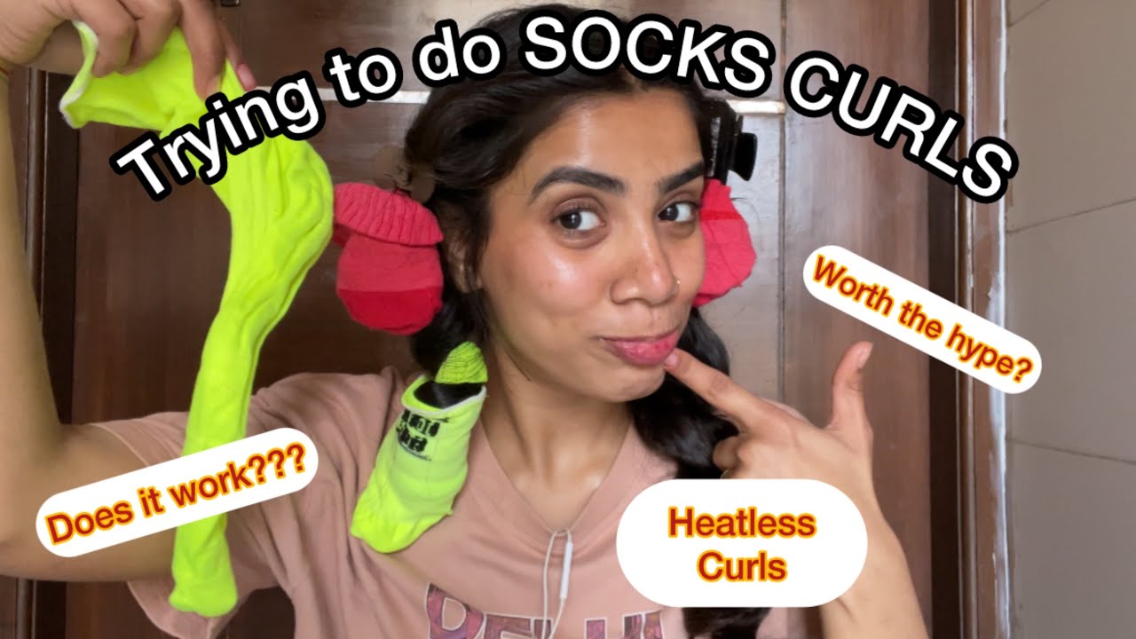 Trying Socks Curls for the first time|| Honest reaction || Really worth the hype????