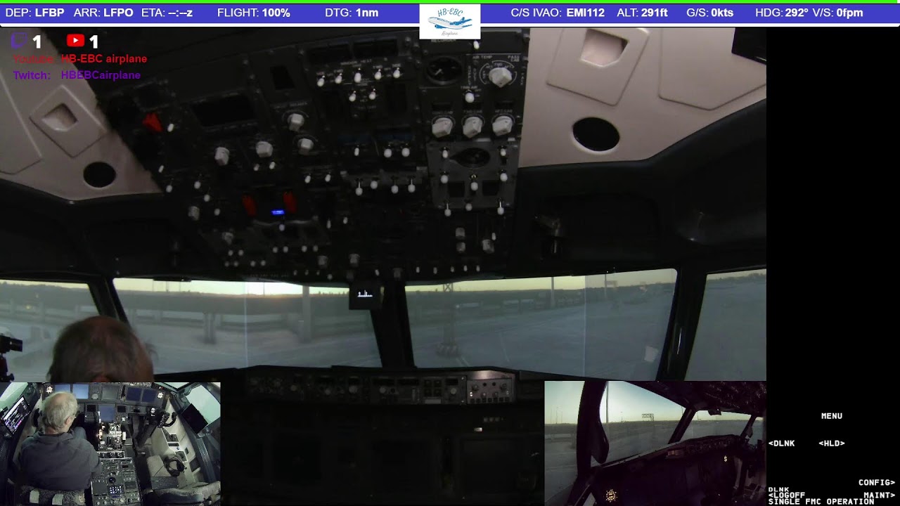 ✈️ Flight from Pau (LFBP) to Paris Orly (LFPO)✈️ MSFS HOMECOCKPIT B737 FR📡 IVAO ✈️