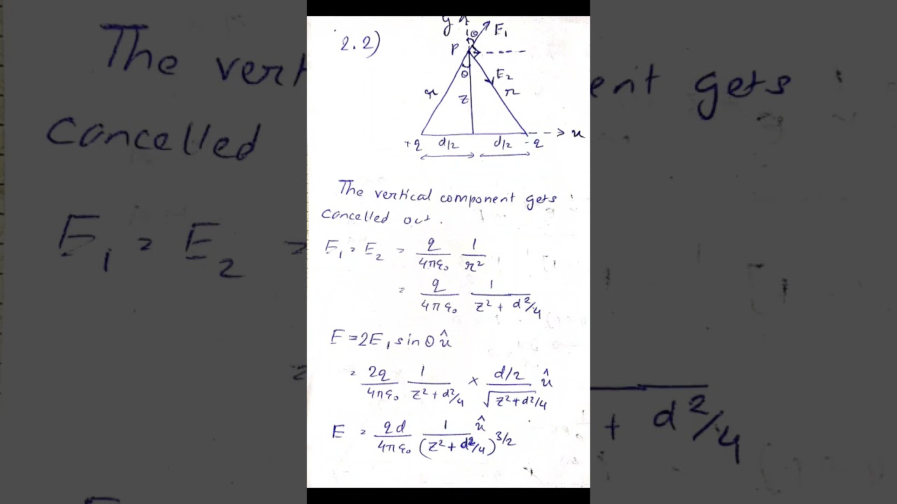 Problem 2.2 DAVID J. GRIFFITHS Electrodynamics | DJ Griffith