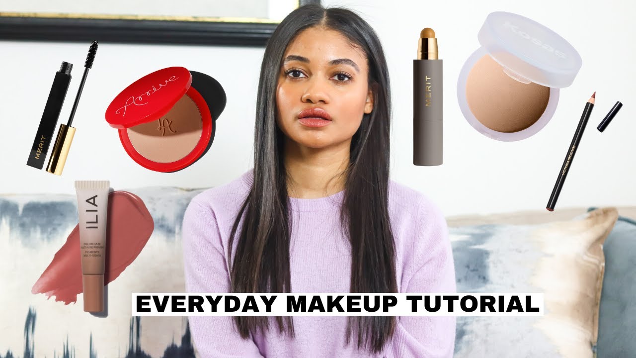CLEAN BEAUTY MAKEUP TUTORIAL | My everyday makeup routine using clean beauty products I love!
