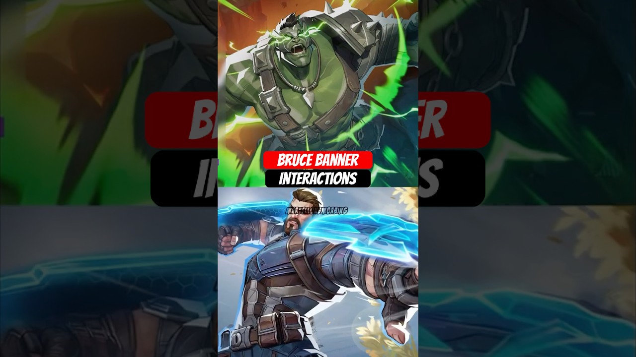 Bruce Banner Interactions - Marvel Rivals #shorts #marvelrivals