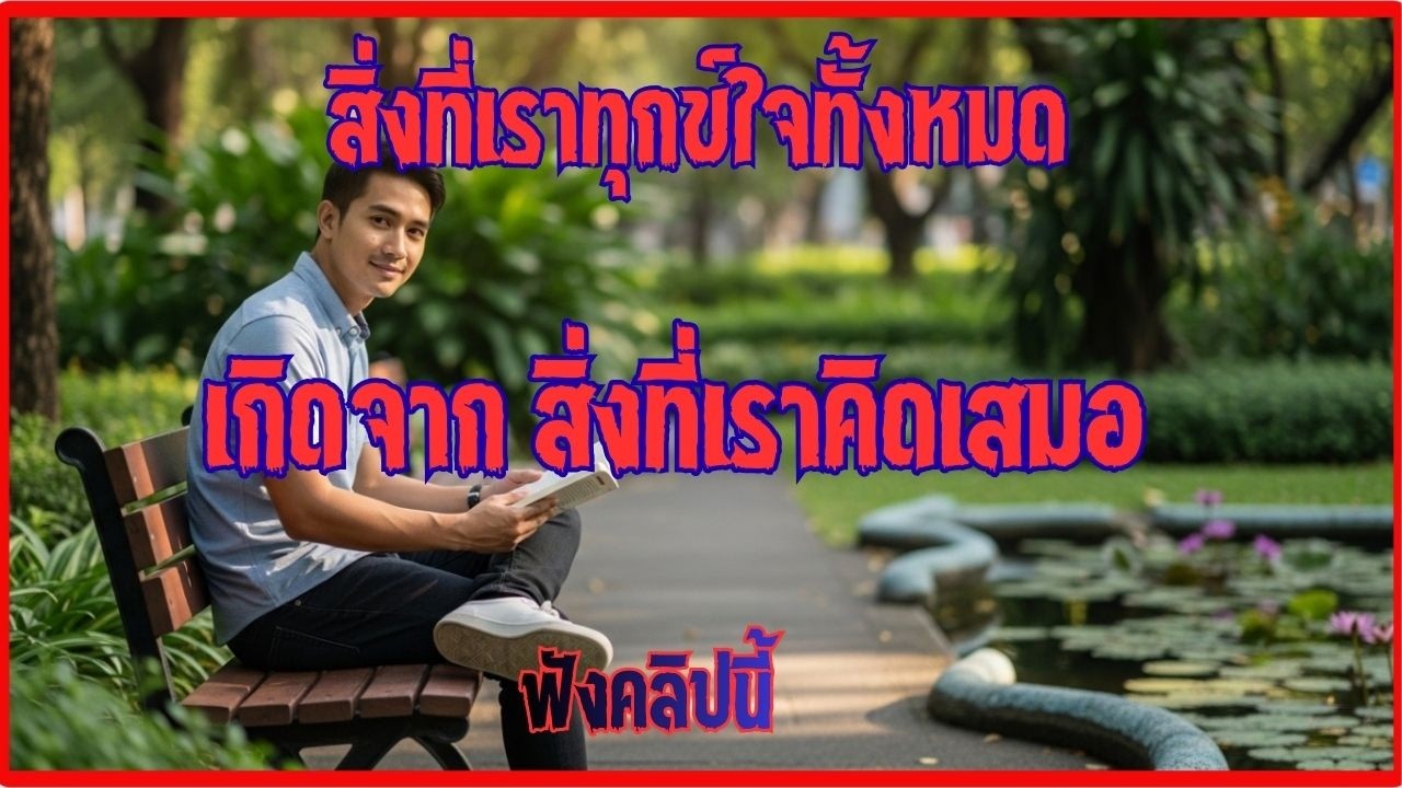 สิ่งที่เราทุกข์ใจทั้งหมด คือ สิ่งที่เราคิดนั้นเอง