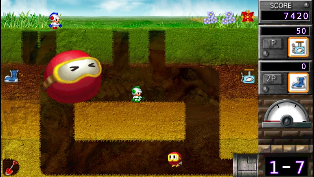 Namco Museum Battle Collection: Dig Dug Arrangement PSP 2 player 60fps