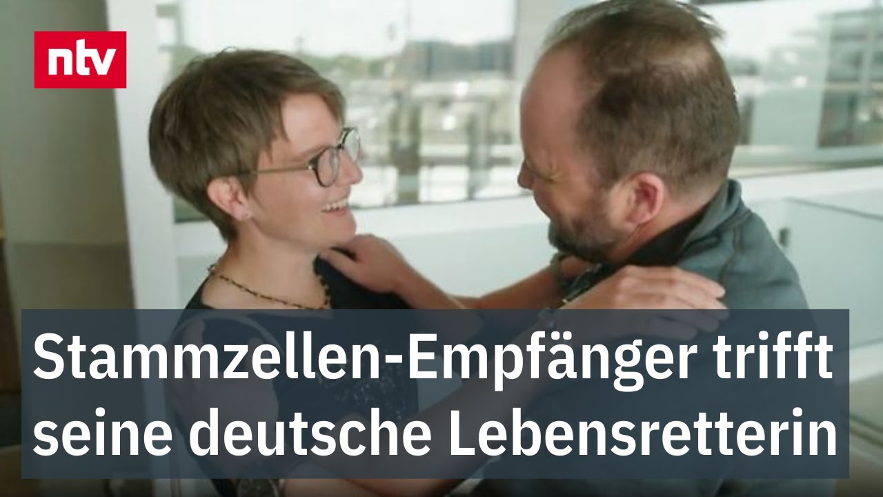 Stammzellen-Empf&auml;nger trifft seine deutsche Lebensretterin - Weltblutkrebstag 2025