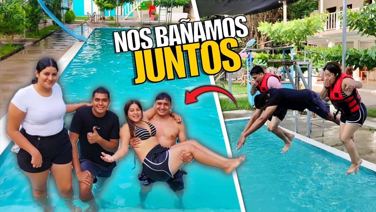 LA PASÉ RICO CON AMIGOS EN UN PARQUE ACUÁTICO EN EL SALVADOR 🇸🇻 ATILIO, JORAN Y HEYLIN