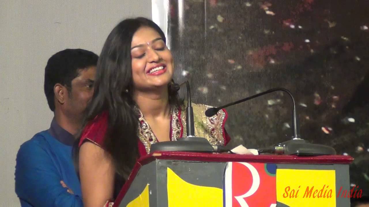 Varsha Ashwathi speaks at Kangaroo Movie Audio Launch