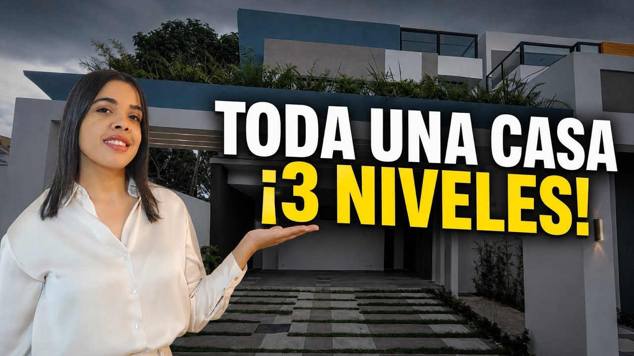 ¡AMPLIA CASA EN VENTA EN SANTO DOMINGO ESTE! 🏡  PRADO ORIENTAL!