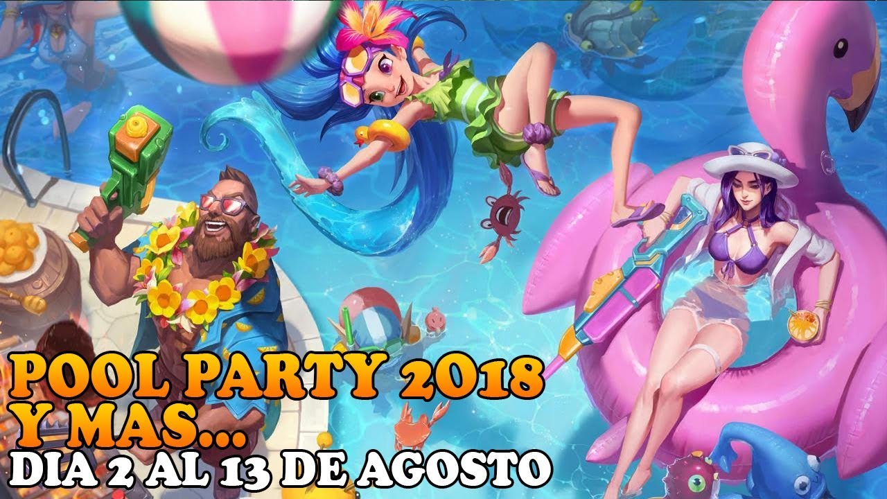 NoticiasPBE | FECHA POOL PARTY 2018 | CAMBIOS CAMPEONES Y M&Aacute;S... | League of Legends