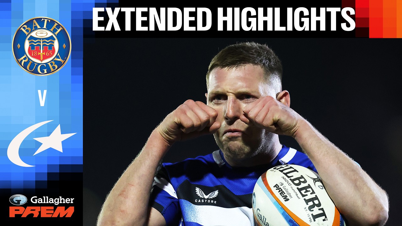 Bath Rugby v Saracens | EXTENDED HIGHLIGHTS | Gallagher PREM 25/26 | Round 11
