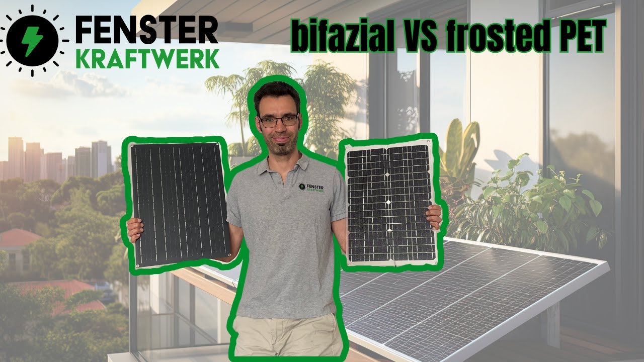 Bifaziales 50x35 Modul versus Standard 50x35 Modul