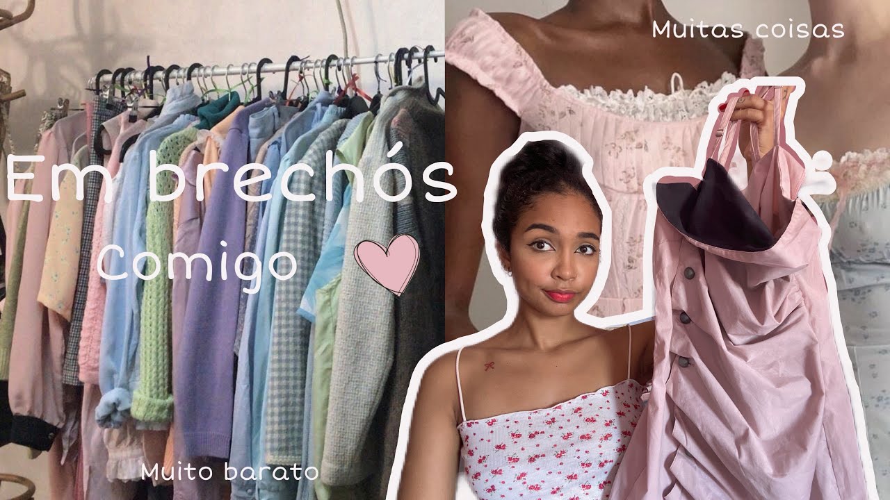 Garimpando em brech&oacute;s comigo 💐