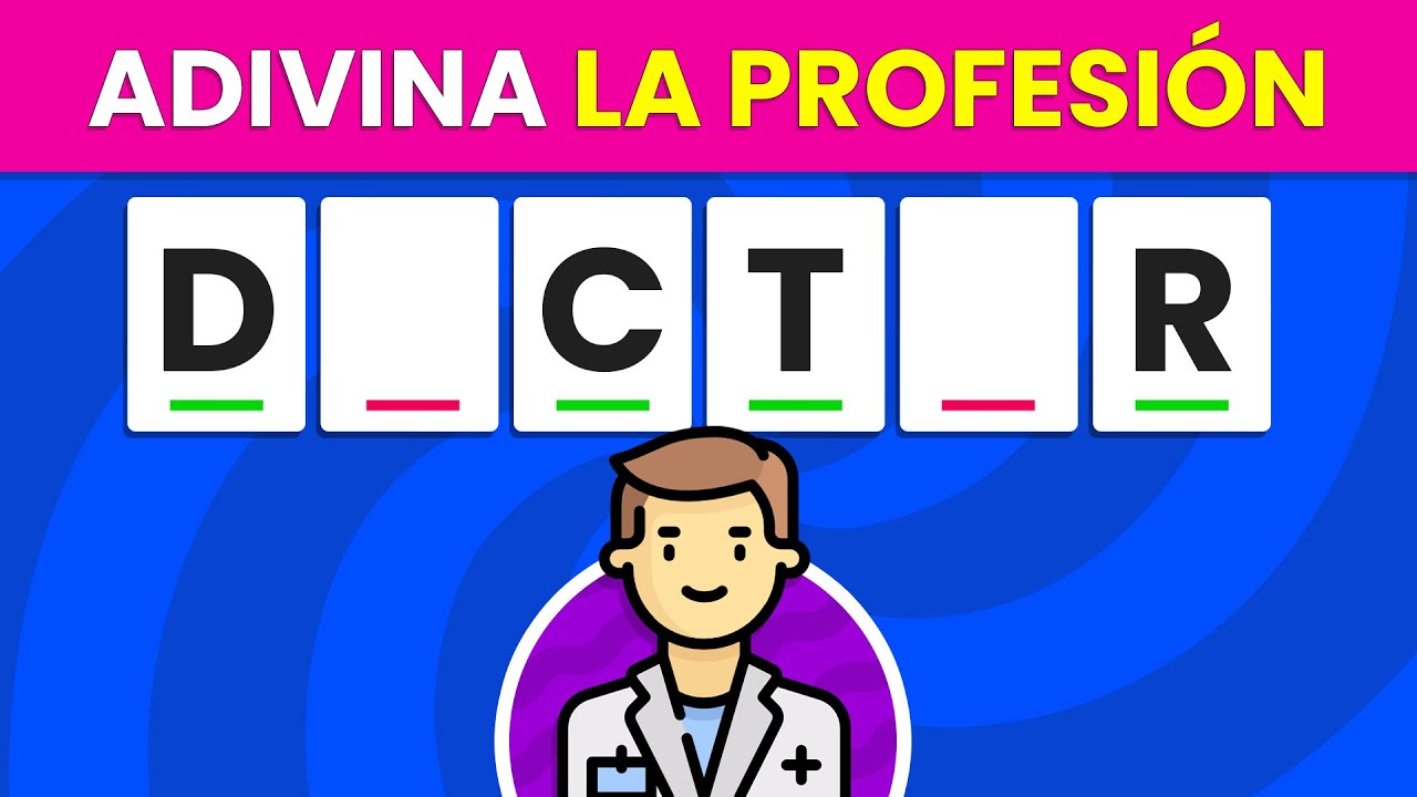 Adivina la Profesión / Oficio SIN VOCALES 👮🏻‍♀️👨🏻‍🚒🧑🏻‍⚕️| Test de Agilidad Mental 🧠✅