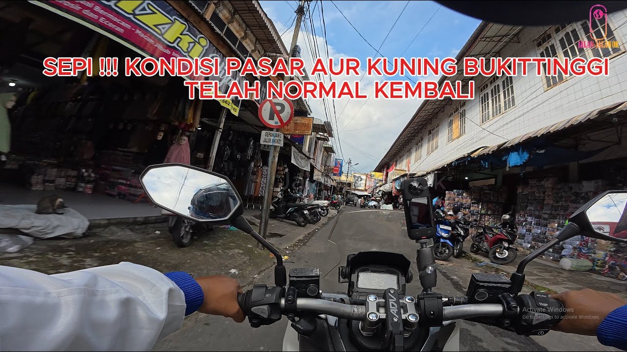 SEPI !!! KONDISI PASAR AUR KUNING BUKITTINGGI KENA DAMPAK  GALODO DAN LONGSOR