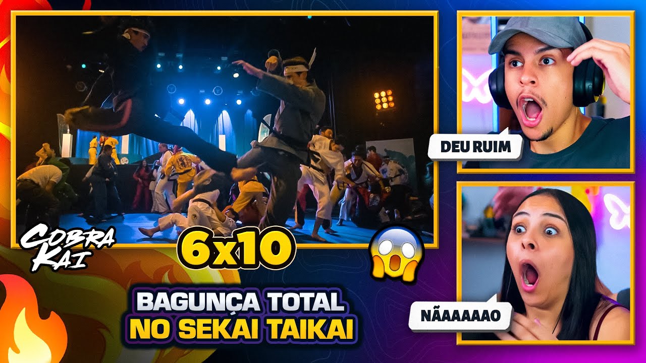 CAOS TOTAL | Cobra Kai 6x10 🇧🇷 | [React em Casal] 🔥