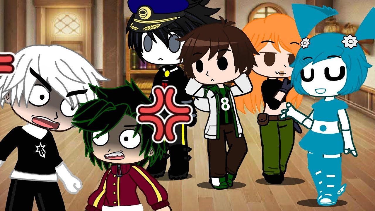Ask Teen Team dares | gacha club | AU | Mlaatr Jenny meets The big one train part 2 | reupload |