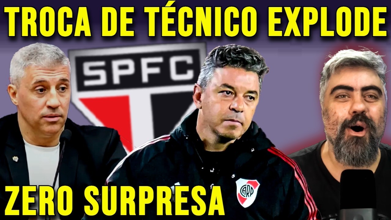 ACABOU DE VAZAR SIM!!! SPFC PEGO DE SURPRESA POR TROCA DE TÉCNICO! EXPLODE DO NADA INFO NO SÃO PAULO