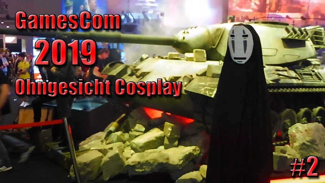 Als Ohngesicht auf der Gamescom 2019 - Cosplay Vlog #2 [DEUTSCH]