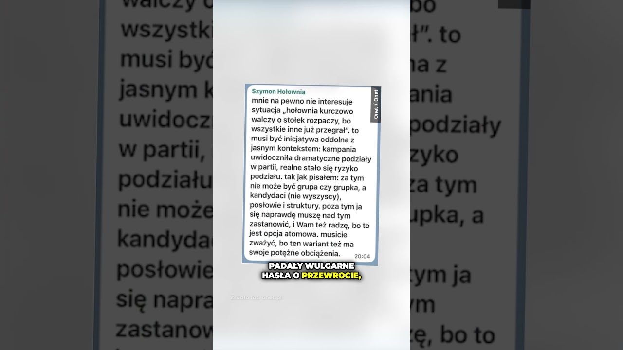 TAJEMNICZY CZAT U HOŁOWNI?!