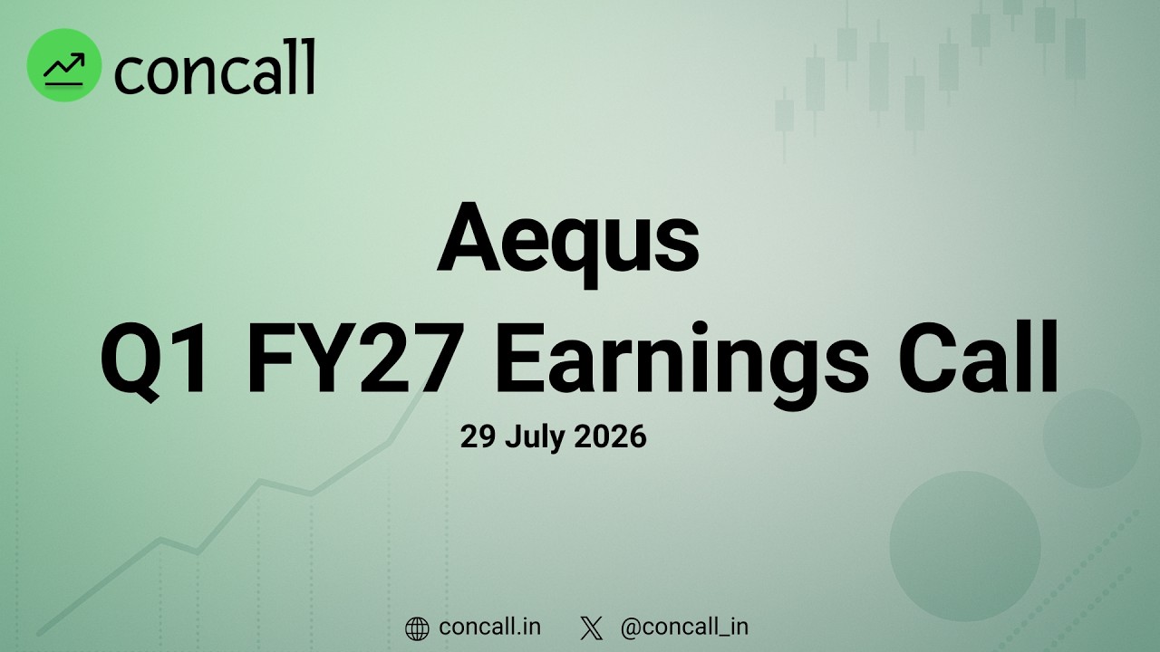 Aequs Q1 FY27 Earnings Conference Call | Concall.in
