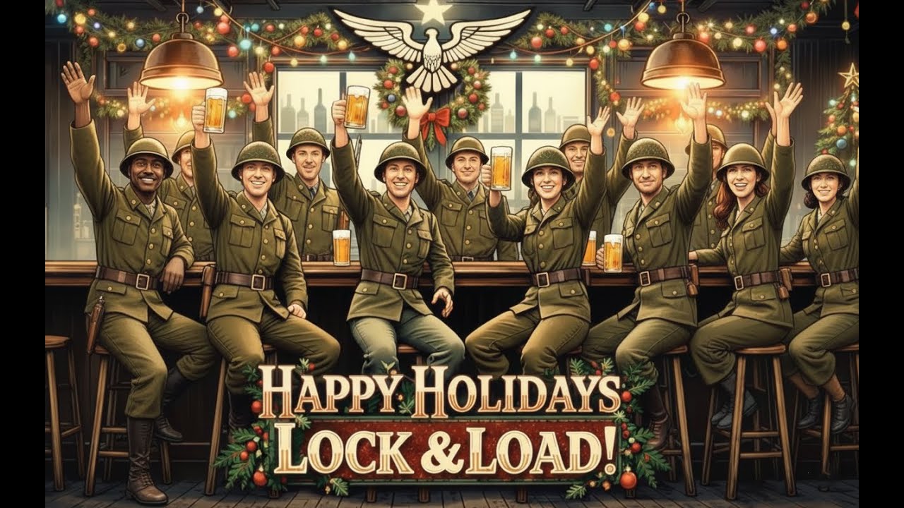 Заряжай и стреляй! Счастливых праздников всем! 