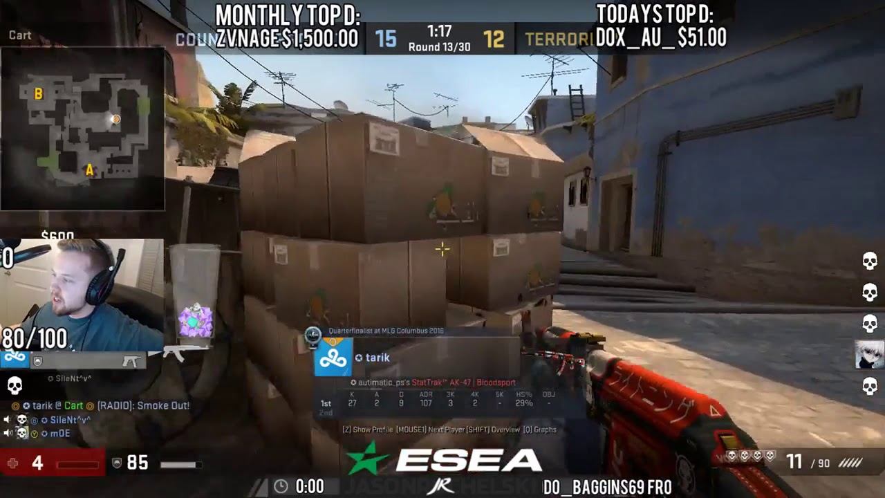 Tarik Ace Clutch with a Knife kill to boot