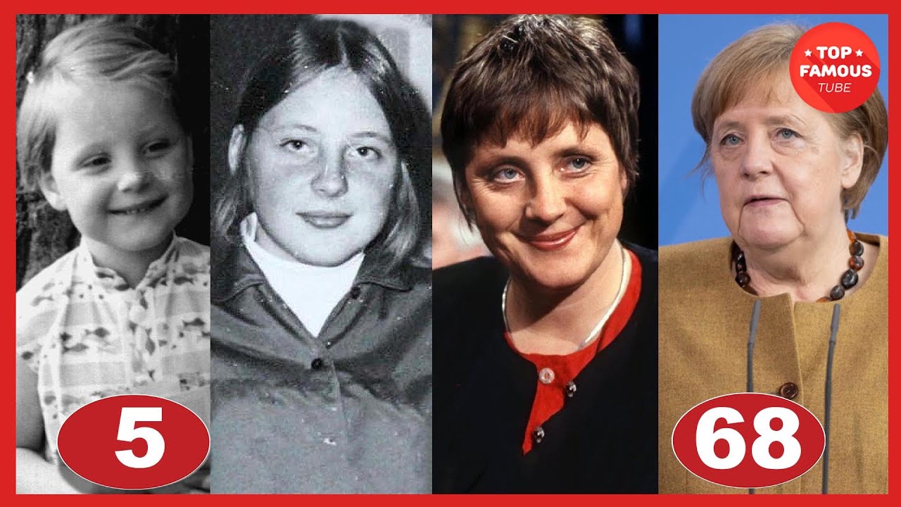 Angela Merkel Transformation ⭐ From 1 To 68 Years Old