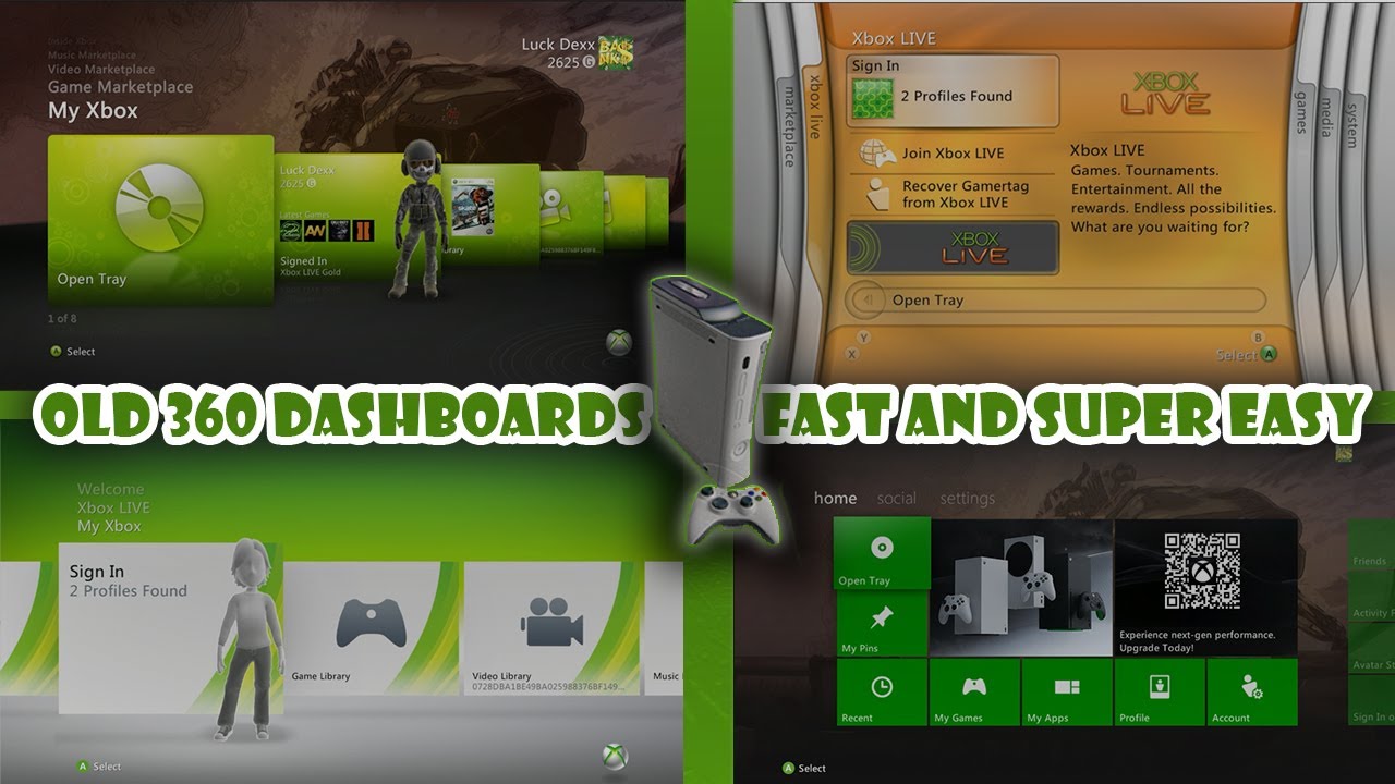 (RGH/JTAG) How to Run BLADES/NXE dashboard on XBOX 360 (FAST & EASY)
