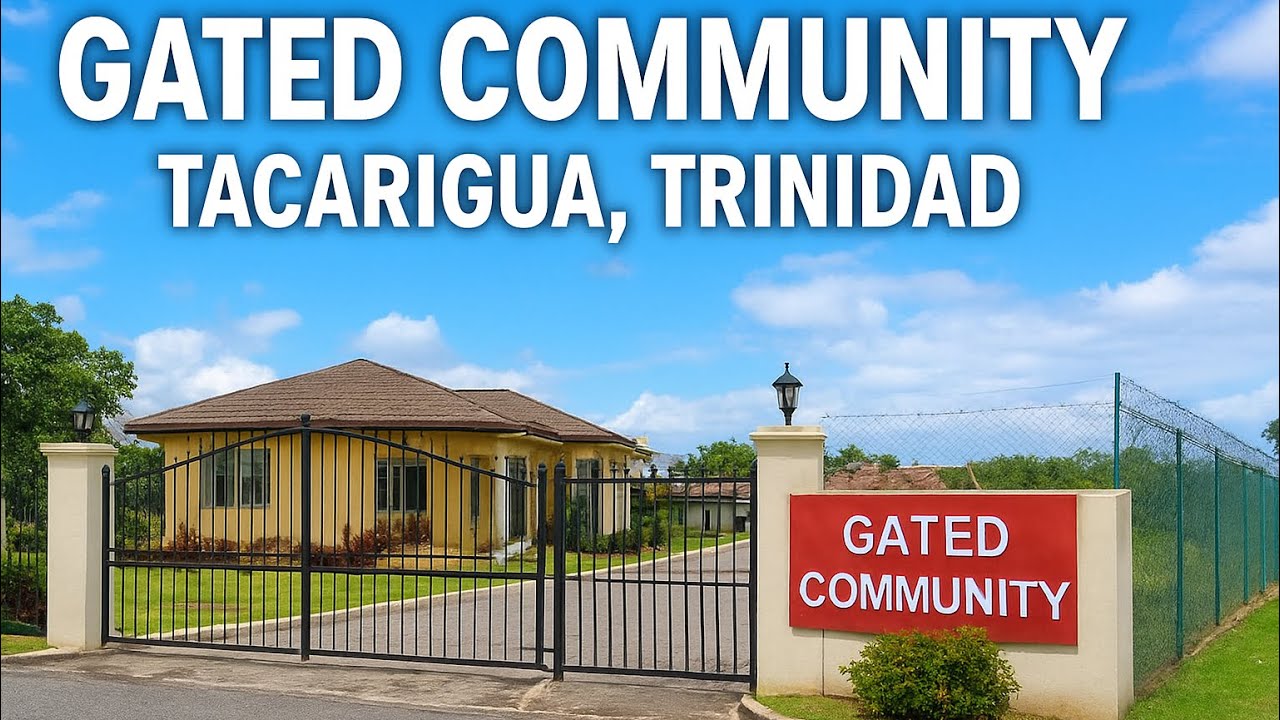 Explore a Gated Community in Tacarigua, Trinidad | Safe & Serene Neighborhood Walk