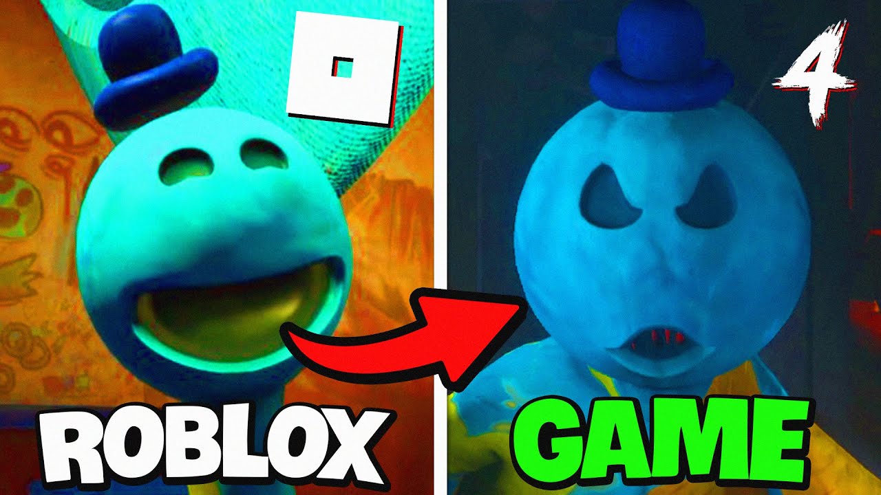 Poppy Playtime: Chapter 4 - Roblox Vs Gameplay Monsters