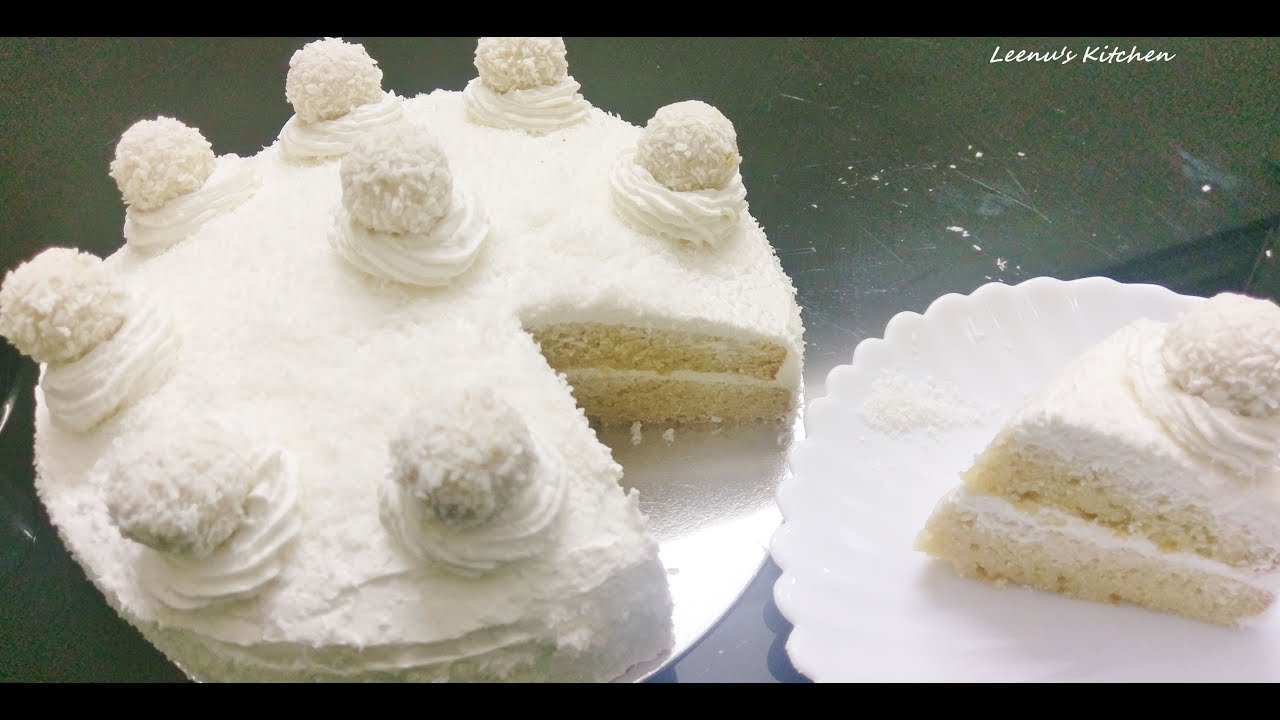 Almond Cake| Rafaello Cake /Coconut Almond Cake|Easy Almond Cake Recipe - EP 11