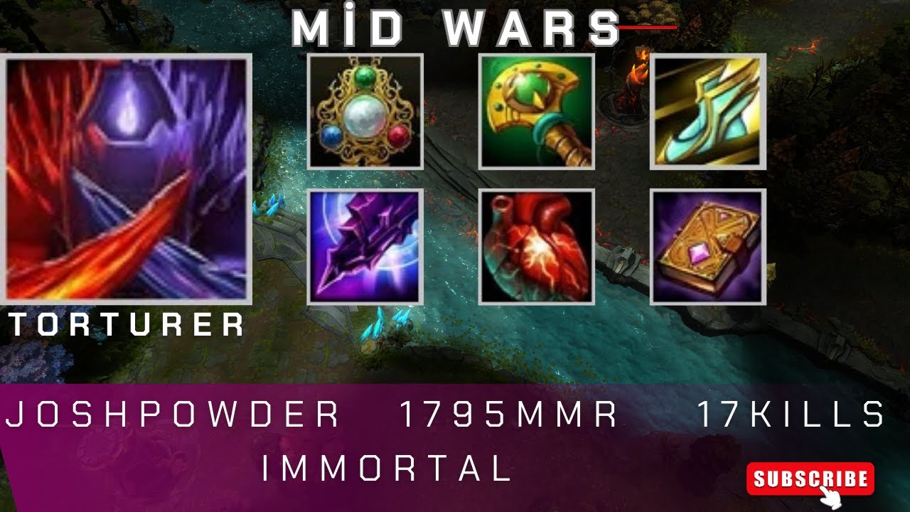 HoN | Mid Wars | Torturer | JoshPowder | 1795 MMR