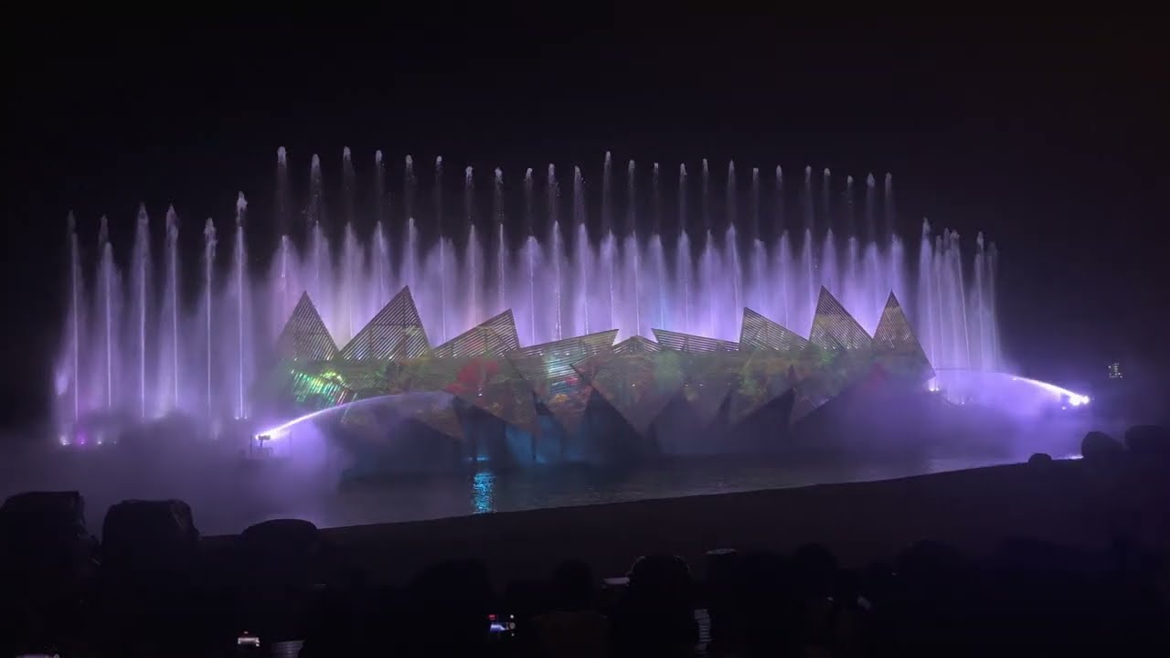Wings of Time Musical Fountain -Sentosa | Singapore | Full Video 4K | Shot on Iphone 13