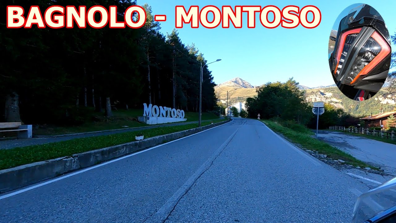 Moto: salita Bagnolo Piemonte - Montoso
