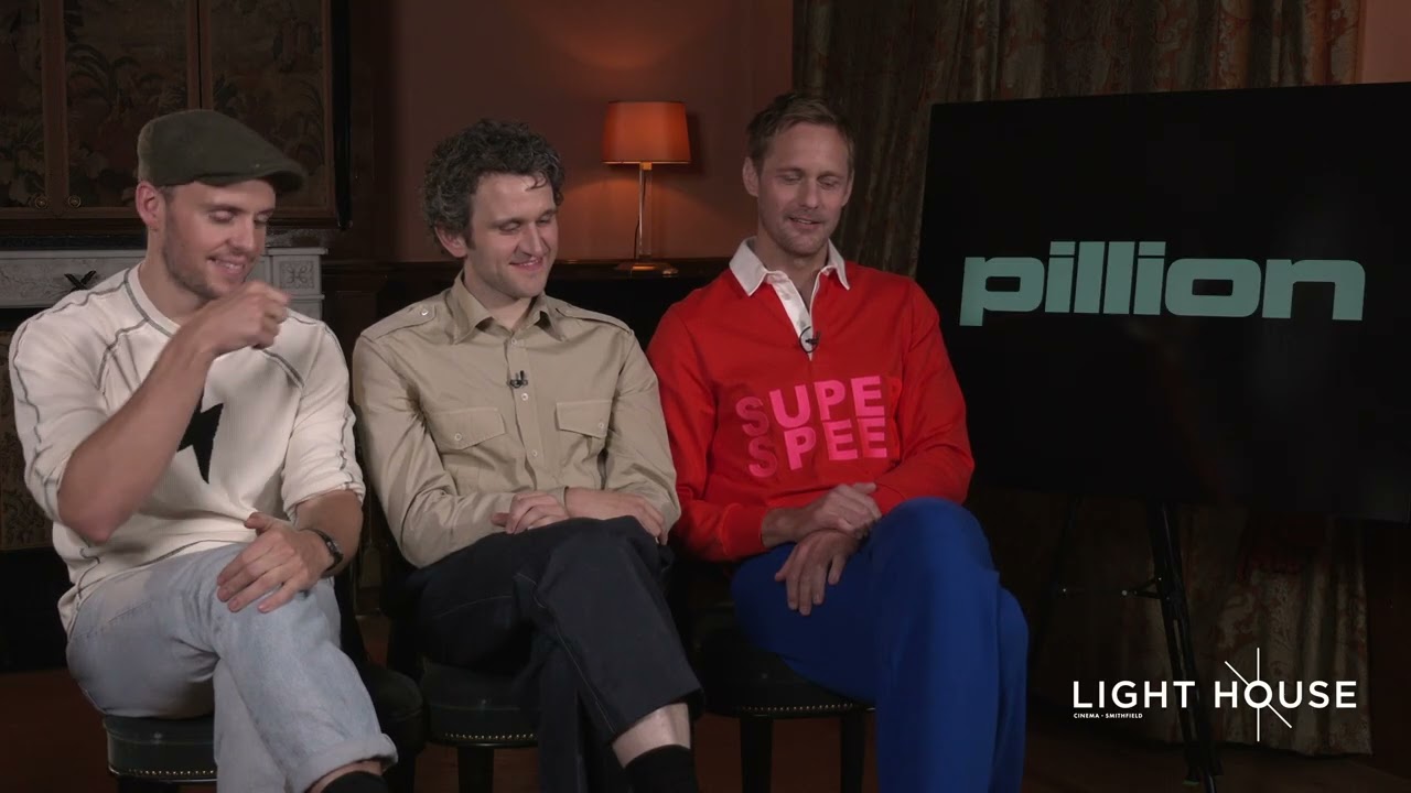 Harry Melling, Alexander Skarsgård, & Harry Lighton | Pillion Interview
