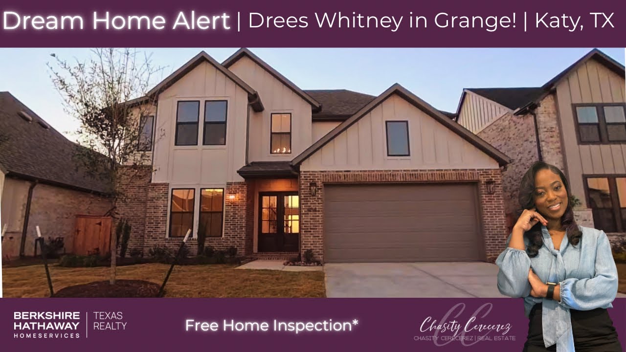 Drees Custom Homes | Whitney Floor Plan | 3,447 SF | 4 Bedroom | Katy TX | STUNNING Lake View!