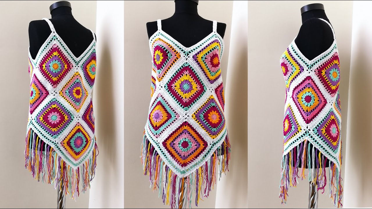 Renkli  Motifle Yazlık Bluz Yapımı