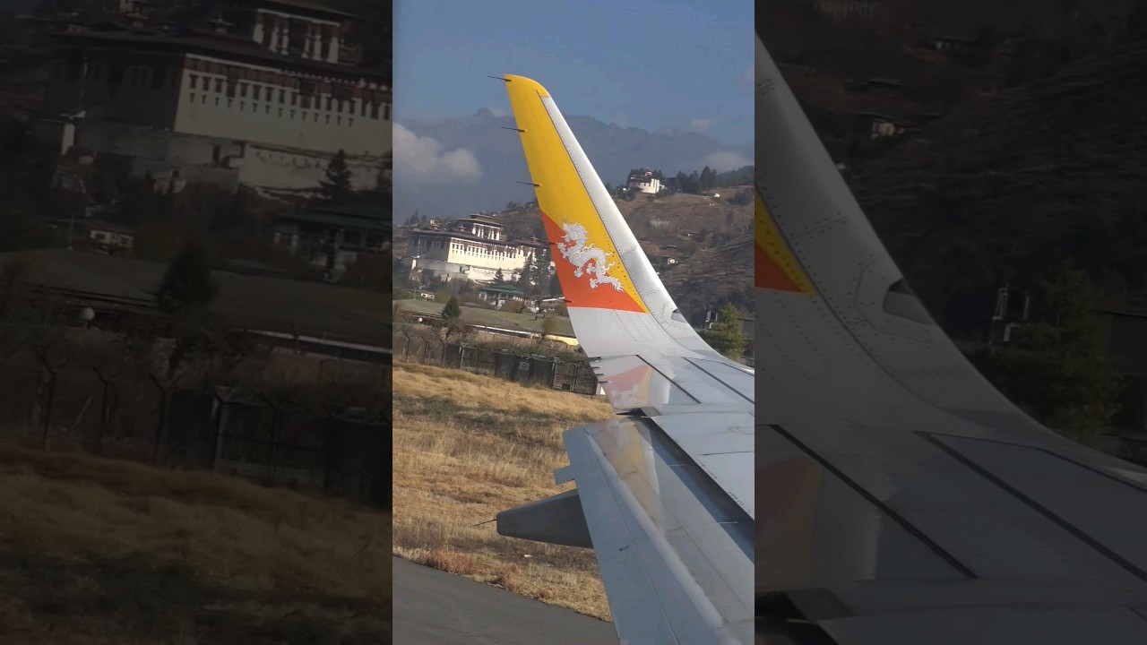 World's most thrilling Airport is in #Bhutan. #gnh #gross #national #happiness #shangrilla #travel