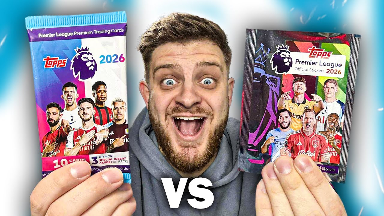 КАРТОЧКИ против НАКЛЕЕК: ЧТО ЛУЧШЕ?! (Премьер-лига Topps 2026)