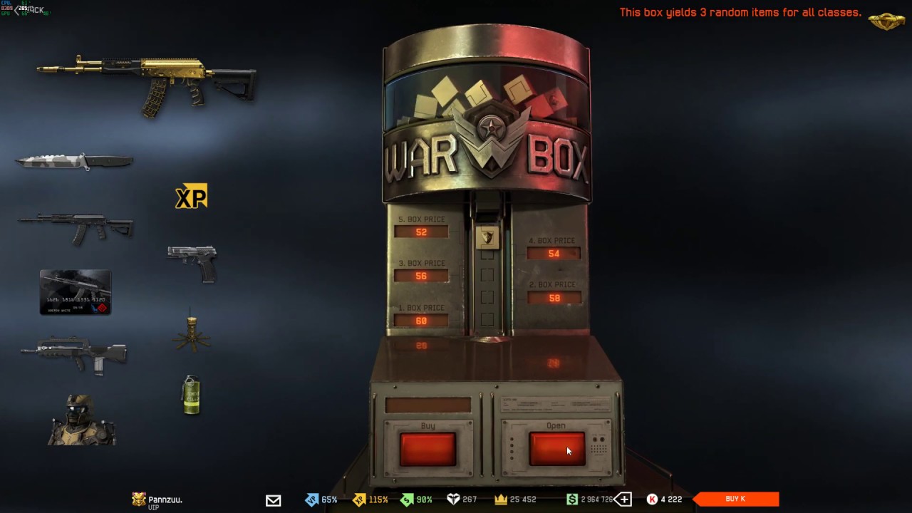 Warface some opening boxes