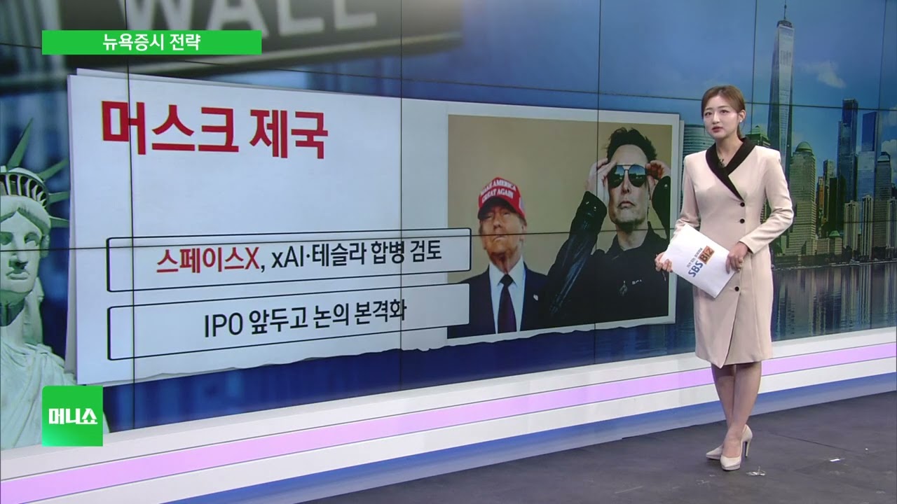 [뉴욕증시 전략] 머스크, 스페이스X 통합설…'머스크 제국' 구상