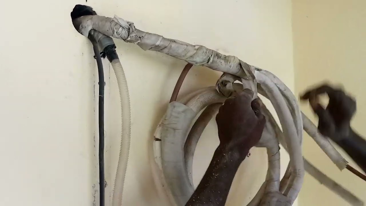 comment désinstaller un climatiseur de A à Z #climatiseur #installation #climatisation