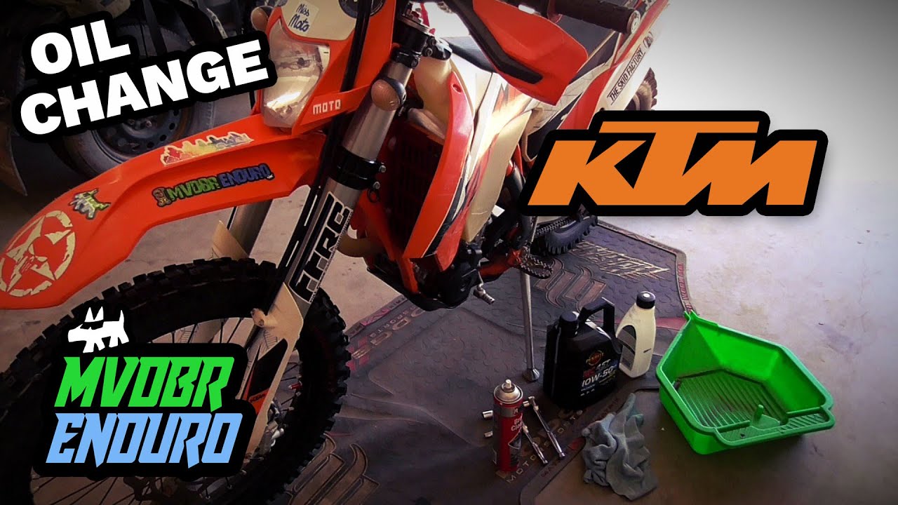 KTM 350 EXC - 15 Minute Oil Change