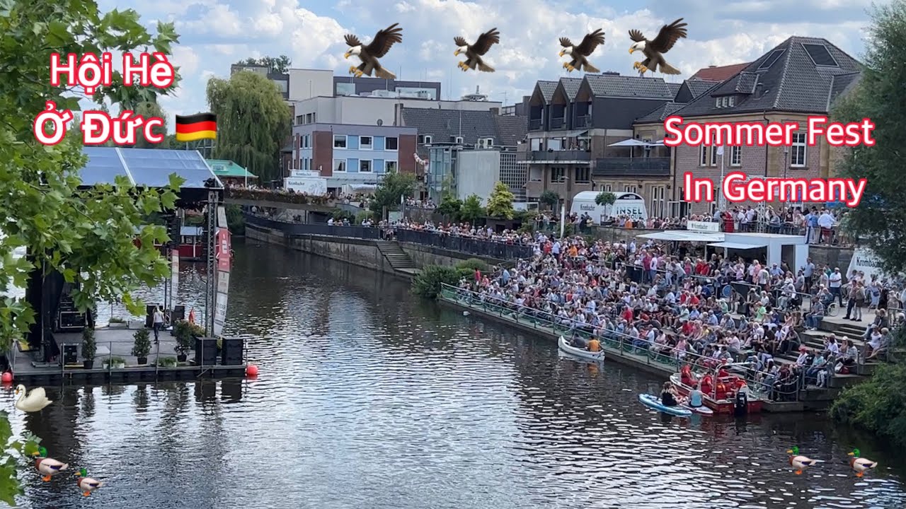 LẦN ĐẦU MẸ VỢ ĐI XEM HỘI HÈ Ở ĐỨC SOMMER FEST IN GERMANY XUÂN MẬN FAMILY CUỘC SỐNG Ở ĐỨC