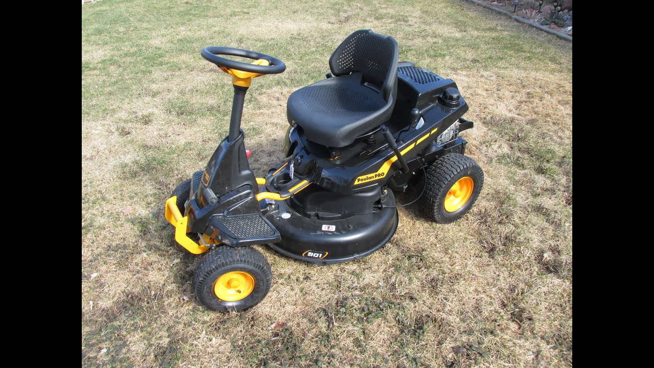 Poulan Pro PB301 Riding Lawnmower Review