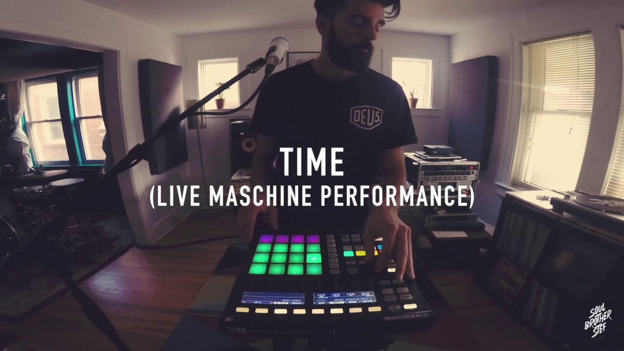 Живая игра пальцами и сэмплы на Maschine MK2!