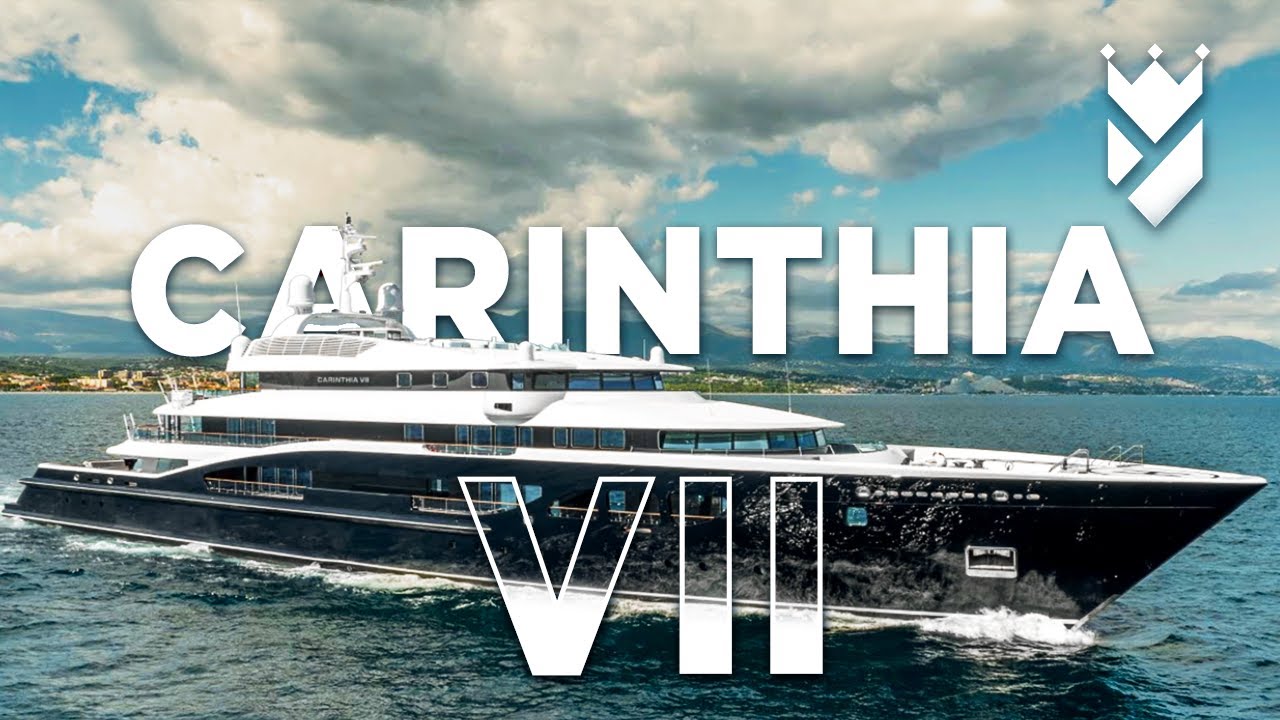 Впечатляющая чартерная яхта «Carinthia VII» длиной 97 метров — осмотр на Charter Show