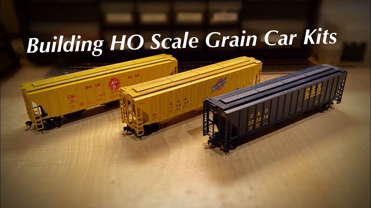 Expanding My HO Scale Grain Train: Building 3 Athearn Grain Car Kits!