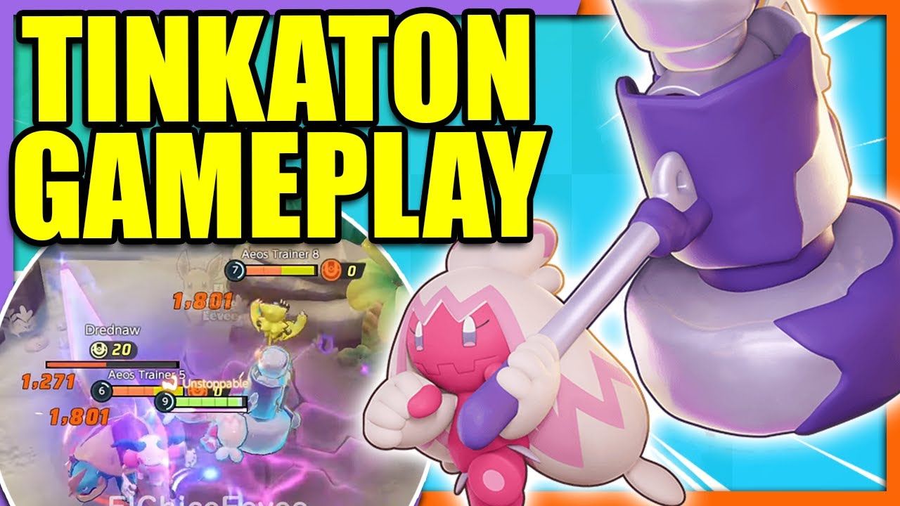 TINKATON Deals MASSIVE DAMAGE Full Gameplay Leak | Pokemon Unite