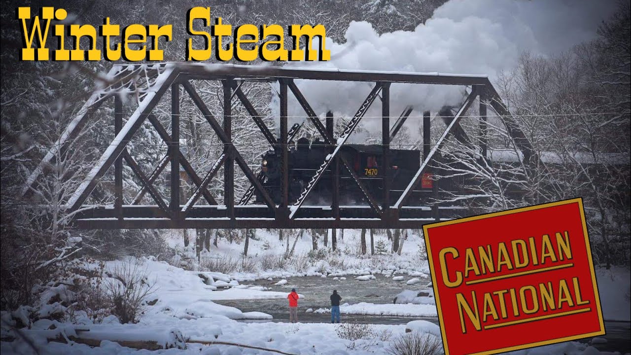 Conway Scenic Railroad | Steam In the Snow 2021 with Canadian National 7470 (1/2/21)
