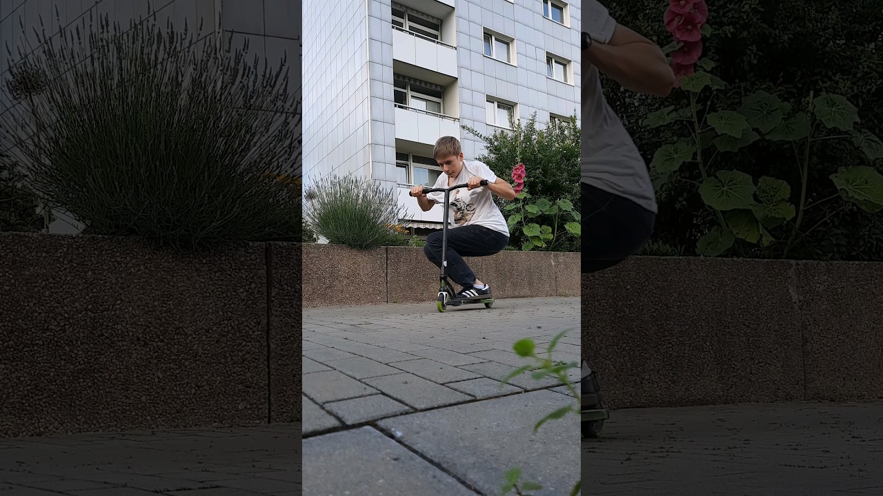 MY FIRST DOUBLE TAILWHIP FLAT! 🤯 #stuntscooter #riding #doubletailwhip #stoked